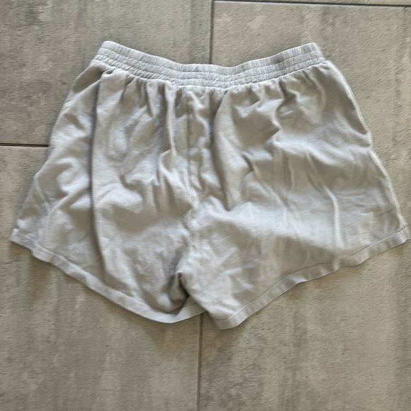 DONNI. Gray Athletic Shorts with Gold Buttons - Picture 2 of 2
